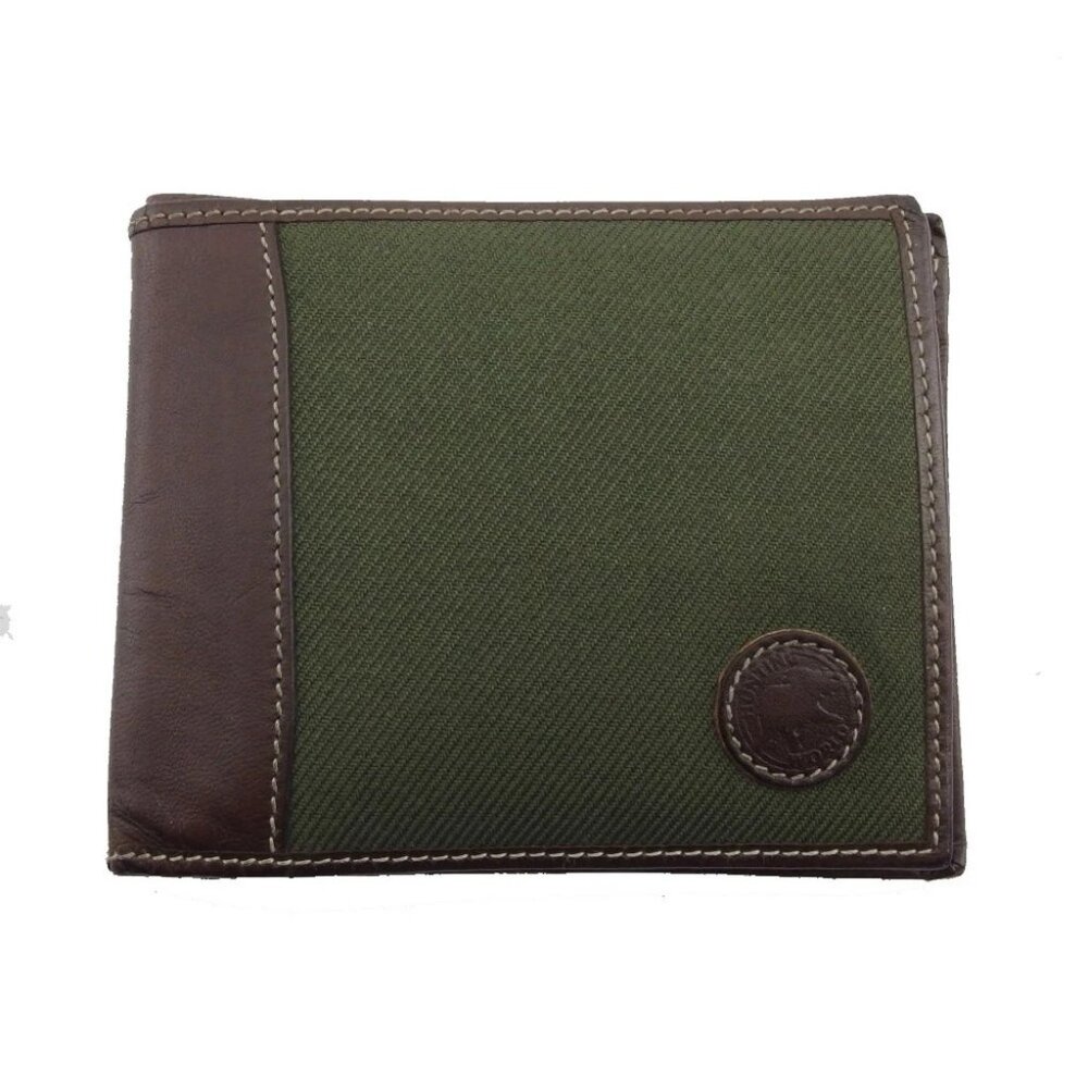 HUNTING WORLD Bifold Wallet Brown x khaki Women Authentic secondhand